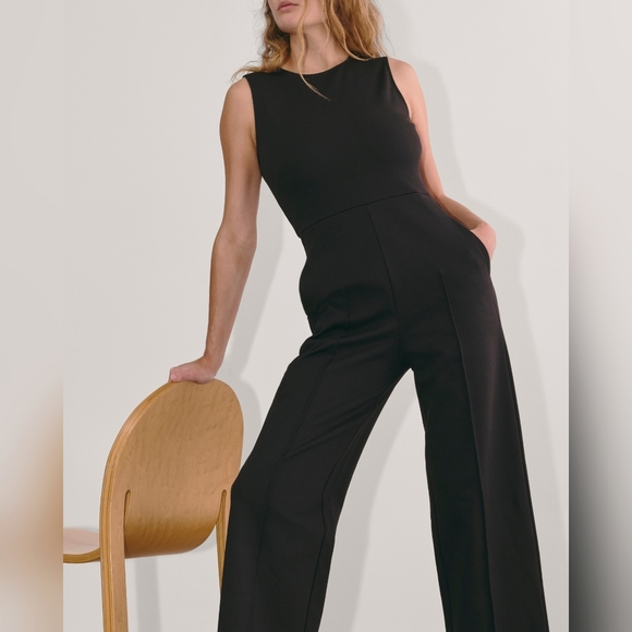 Everlane The Dream Jumpsuit in Black•NWOT•Size M - Picture 3 of 8